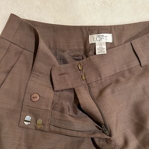 Mocha & Dark Brown Ann Taylor Loft slacks. size 10. 1 for $25 or 2 for $40
